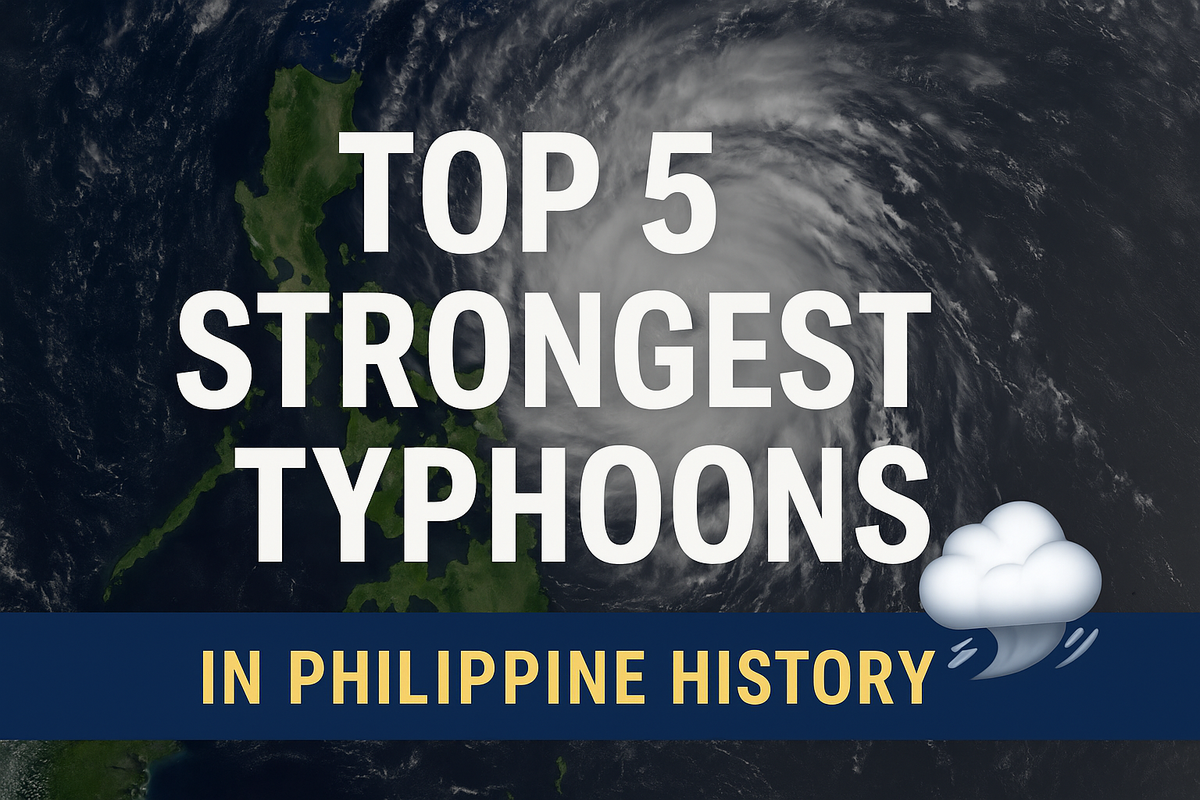 Top 5 Strongest Typhoons in Philippine History