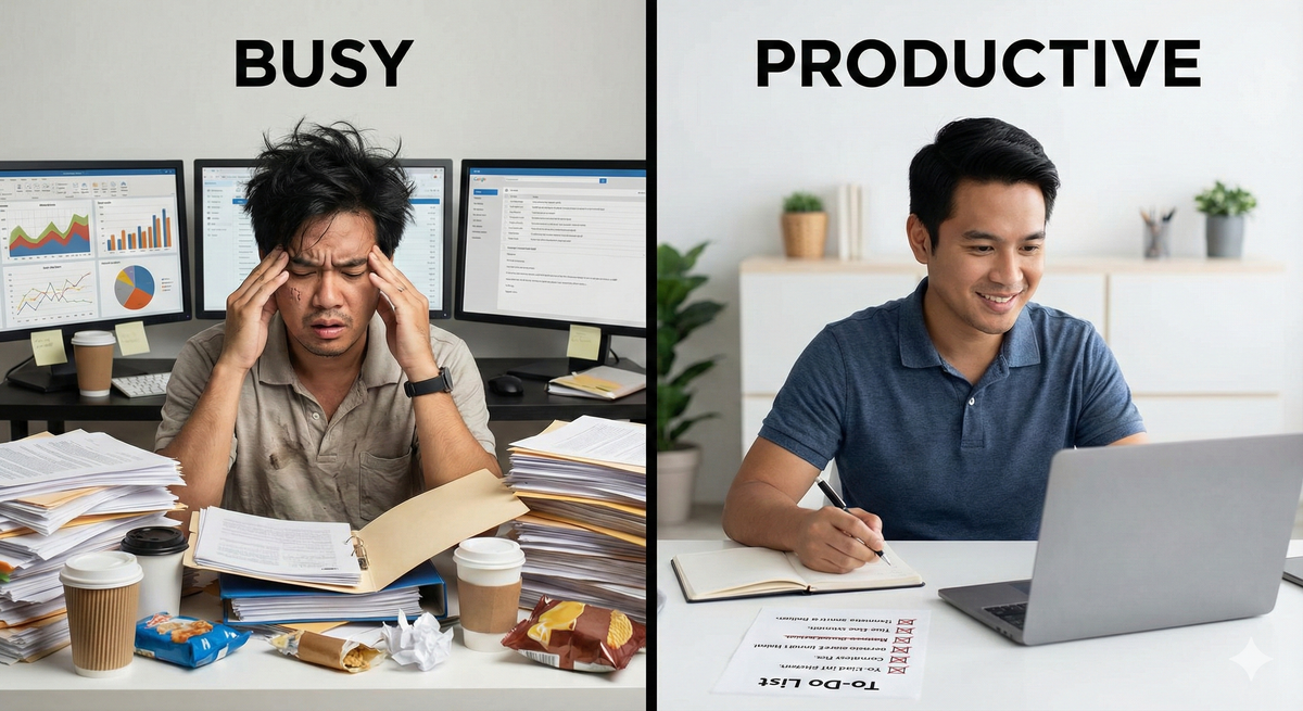 Ang Pagkakaiba ng Busy at Productive
