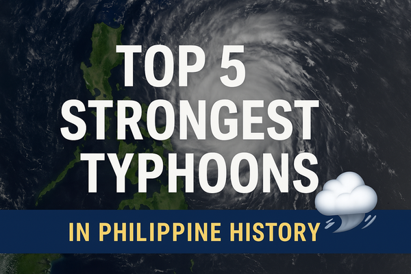 Top 5 Strongest Typhoons in Philippine History